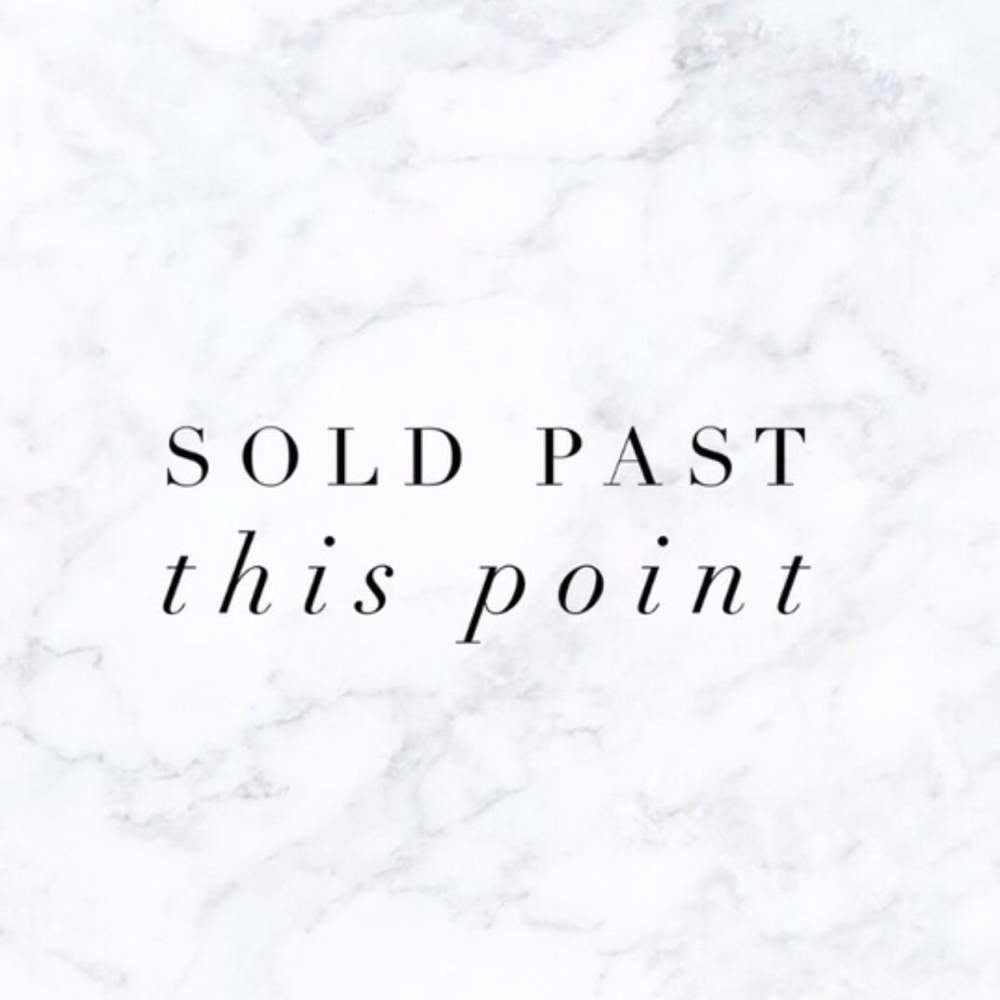 All items sold past this point!